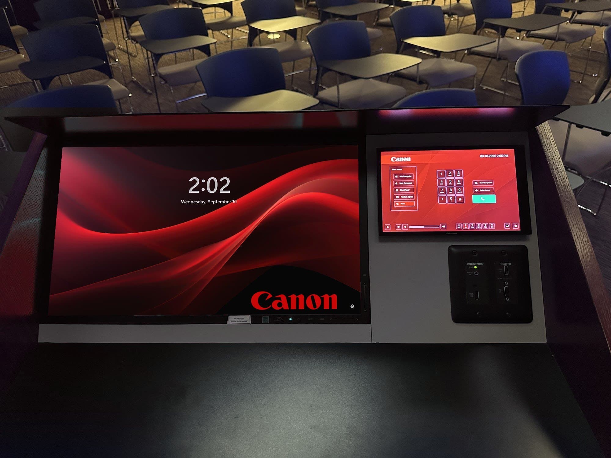 A Microsoft Teams enabled screening room