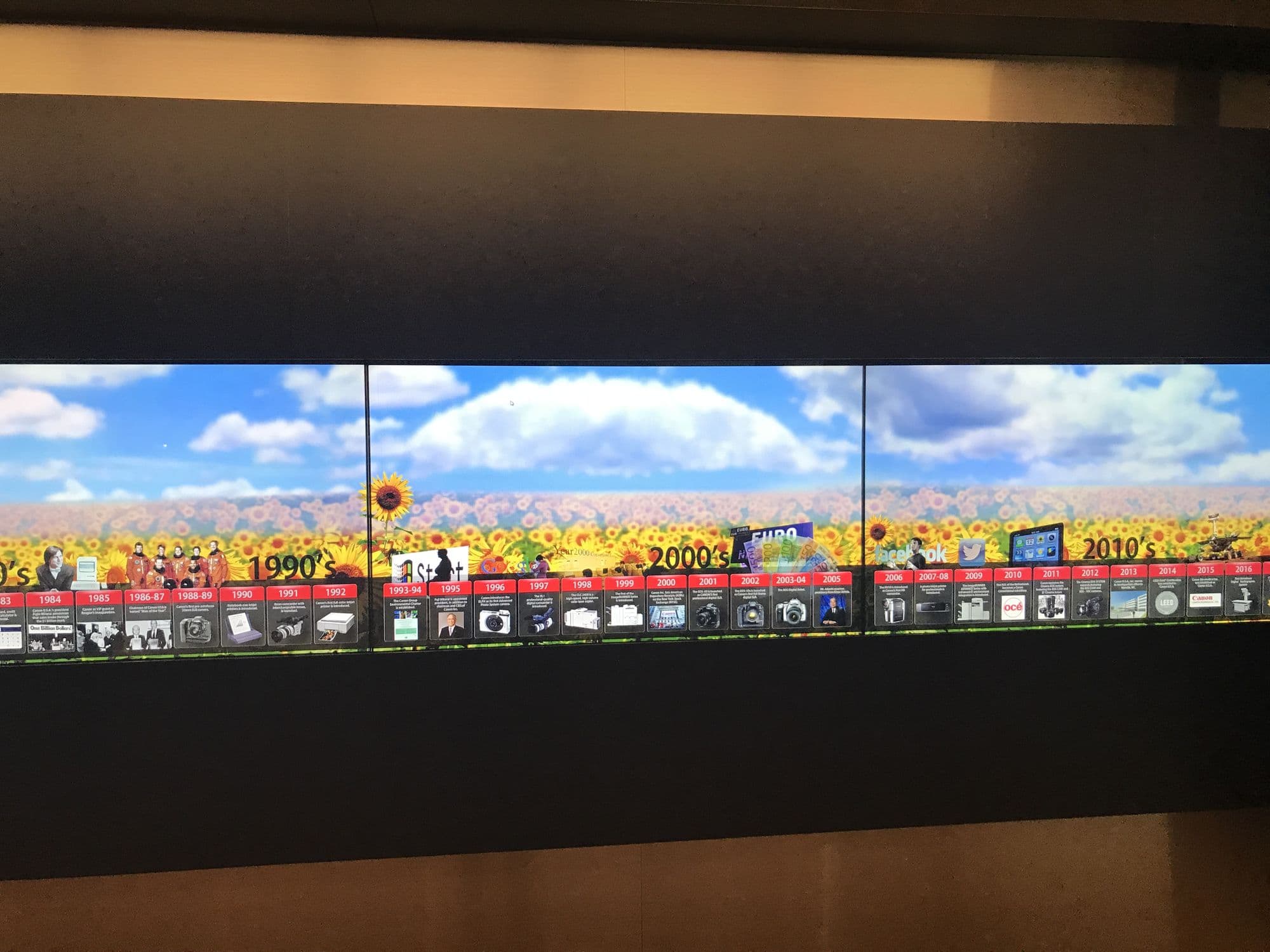 The original 2012 video wall